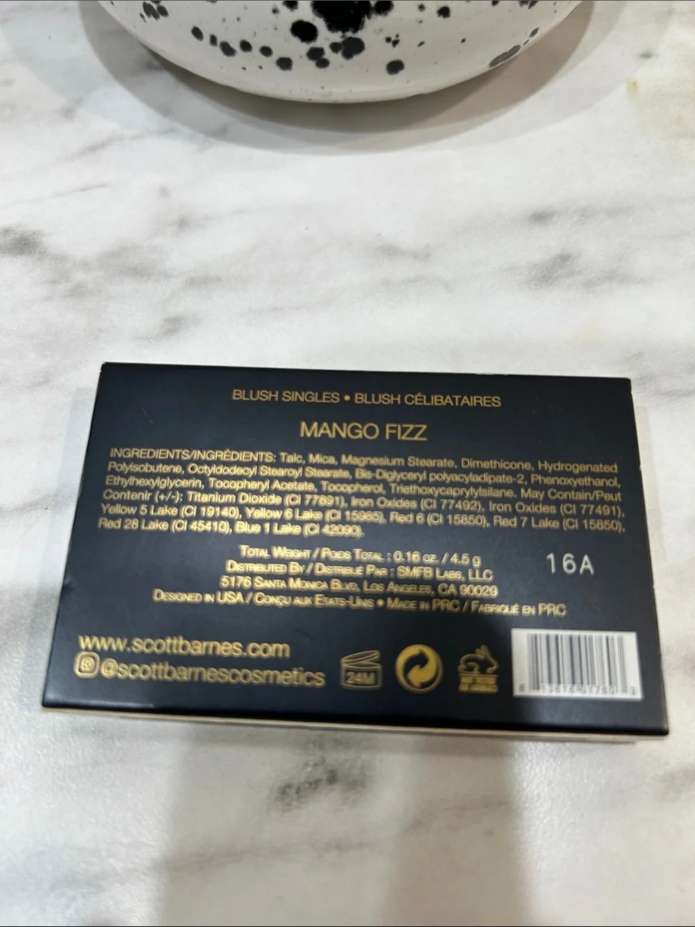 Scott Barnes Mango Fizz Blush
